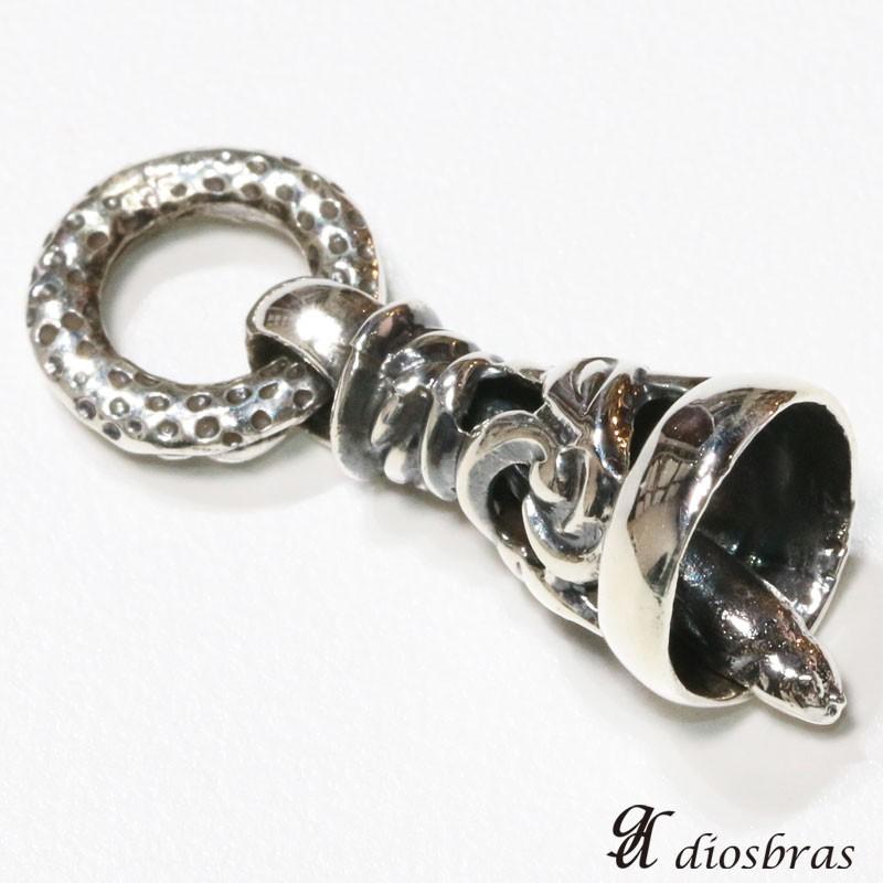 アラベスク ベル ペンダント トップ リリー 鈴 ネックレス シルバー 