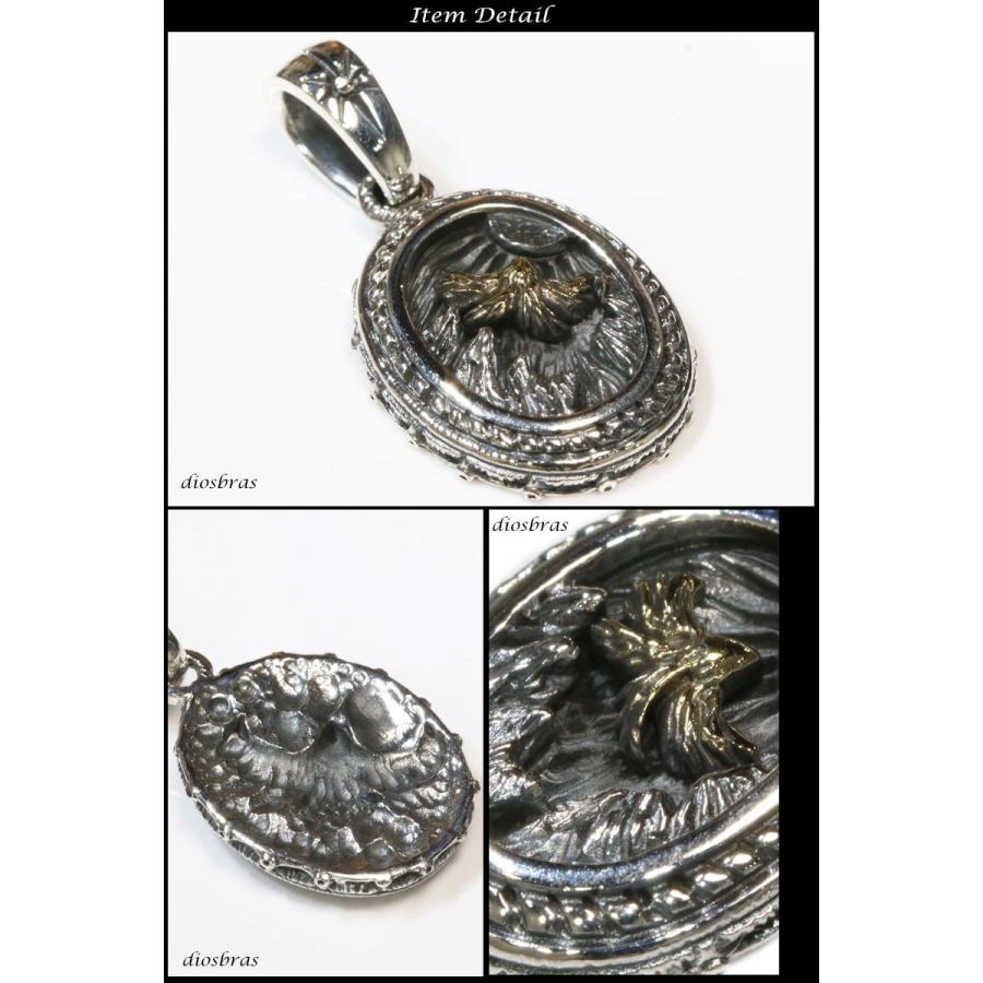 シルバー925 サンイーグル トップ 羽根 サンマーク 太陽神 ネイティブ