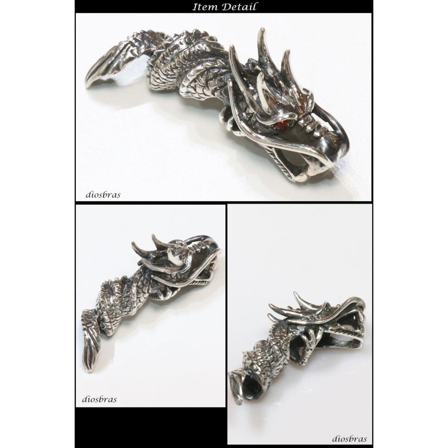ペンダントトップ ドラゴン 竜 和柄 龍彫りペンダント ドラゴンヘッド 