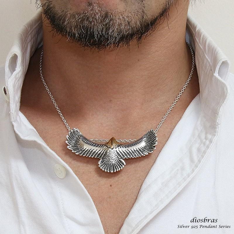 ネイティブ イーグル ペンダント トップのみ シルバーネックレス