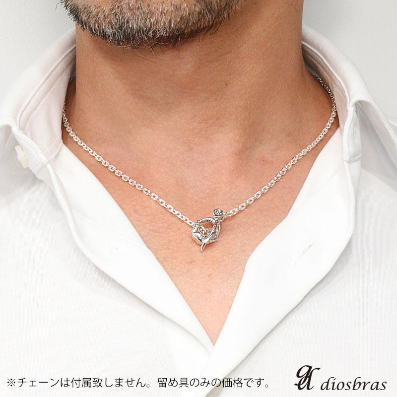 シルバー調 鍵とバラのネックレス シンプル Tバー 単品 マウス 薔薇 バラ 唇 キーフック チェーン