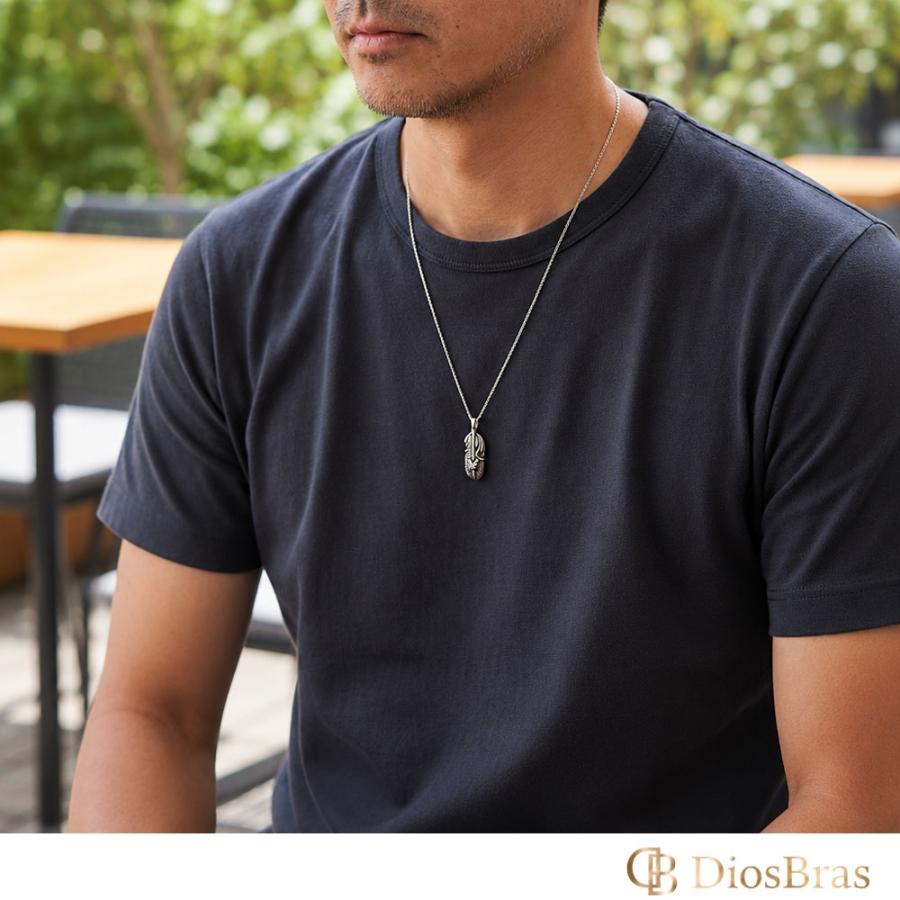シルバー925 トップ フェザーネックレス インディアンジュエリー