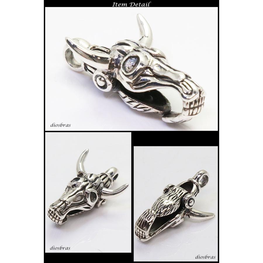 バッファロースカル ペンダント カスタムパーツ キーホルダー