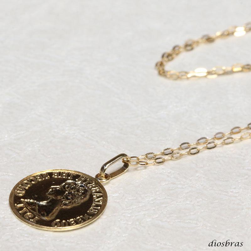 K18クイーンエリザべスペンダント4g K18クイーンエリザべスペンダント4g 18金ネックレス