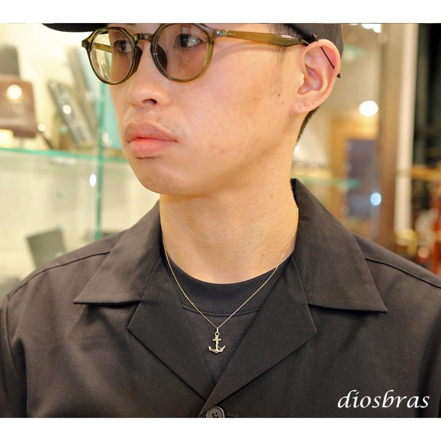 アンカー ペンダント k18 コイン シンプル ゴールド 18k メンズ