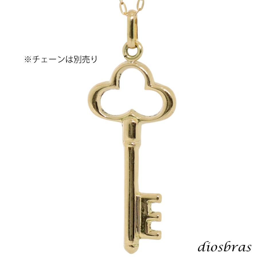 鍵 キー ペンダント k18 18金トップ シンプル ゴールド 18k メンズ