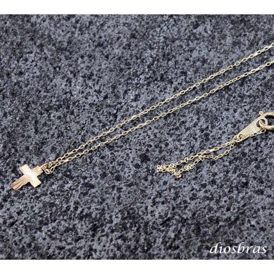クロス 十字架 ペンダント k10 10金トップ シンプル ゴールド 10k