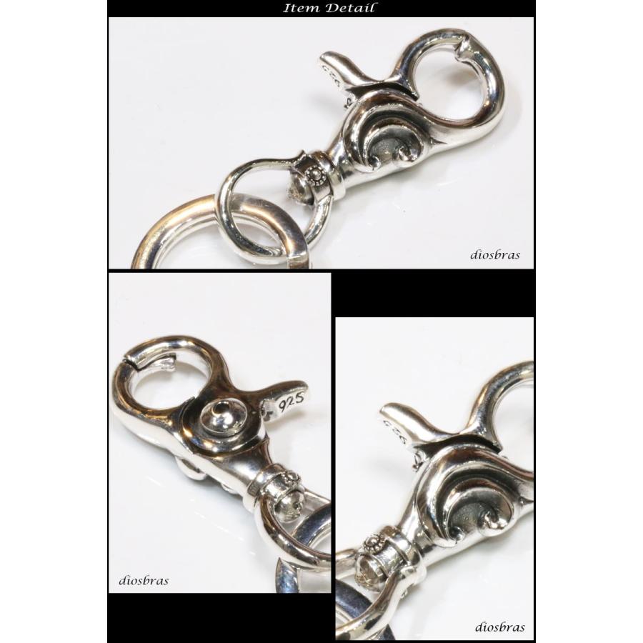 シンプル キーホルダー キーフック キーチェーン シルバー925