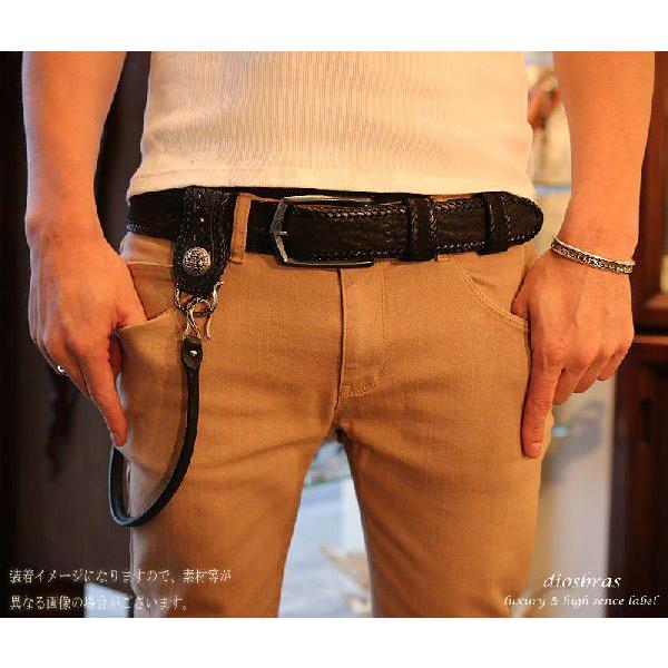 ウォレットチェーン ベルトループ 2点セットシャークスキン サメ革