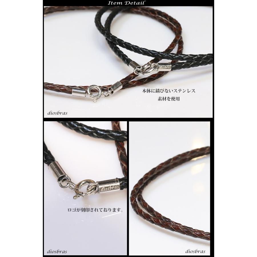 アレルギー対応 レザーネックレス ステンレス チョーカー シルバー925