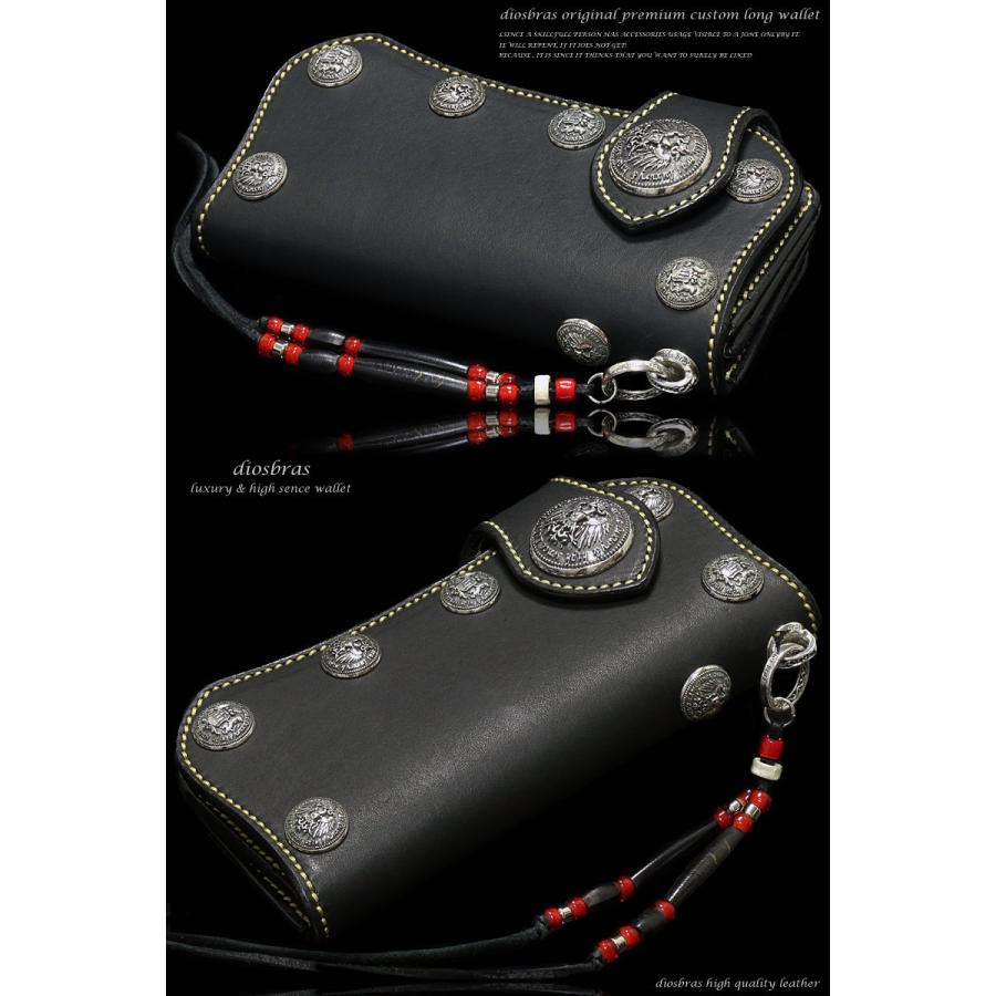 ウォレット/財布　長財布　バイカーズ　レザーウォレット　ハンドメイドサドルレザーの画像