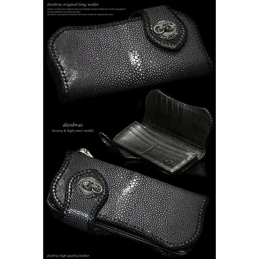 財布 長財布 革財布 エイ革 スティングレー レザーウォレット