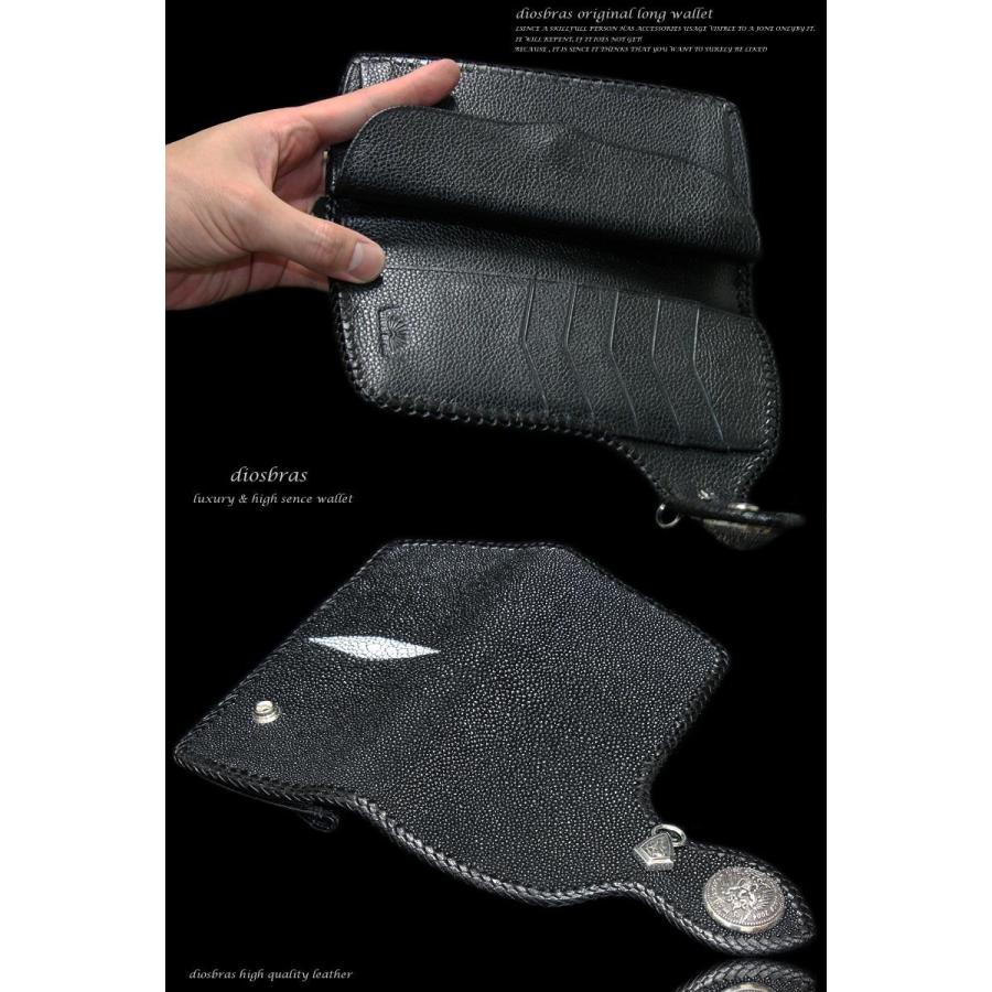 財布 長財布 革財布 エイ革 スティングレー レザーウォレット