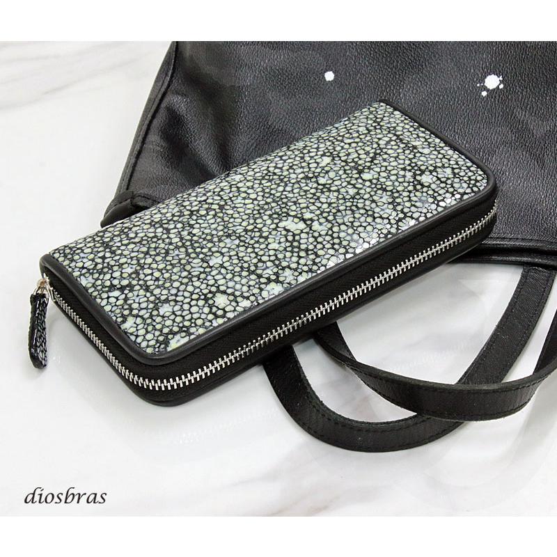 新品スタースティングレイ ラウンドジッパー高級財布ウォレット 梅花皮カイラギ WINS HOUSE®︎【ウインズハウス】Star Stingray スタースティングレイ