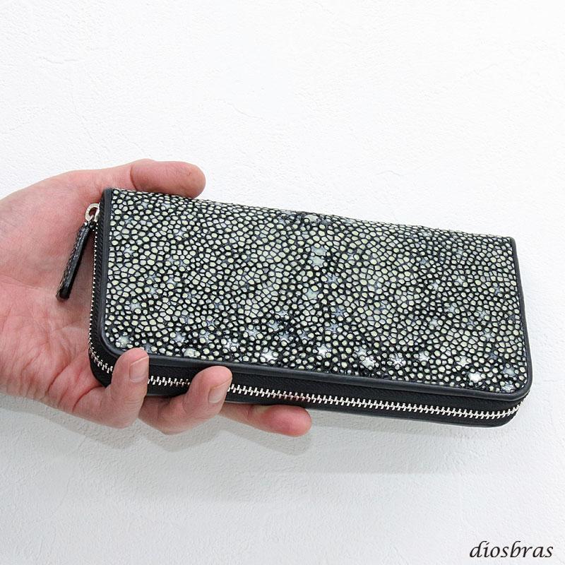 財布 ラウンドファスナー スティングレイ 本革 スティングレー スター