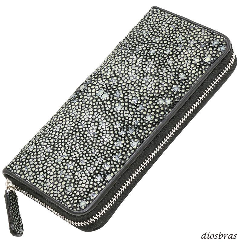 財布 ラウンドファスナー スティングレイ 本革 スティングレー スター