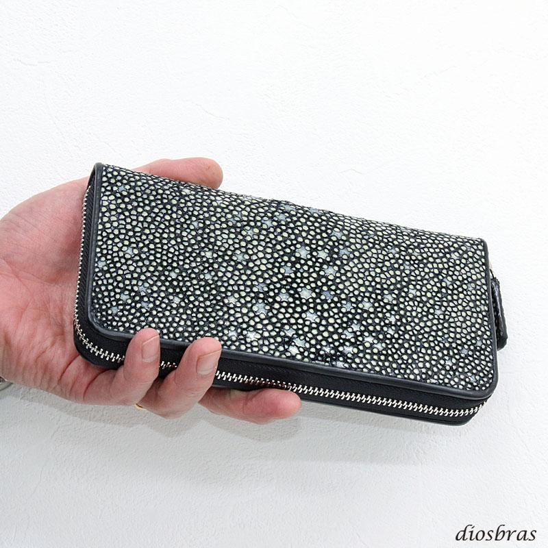 財布 ラウンドファスナー スティングレイ 本革 スティングレー スター