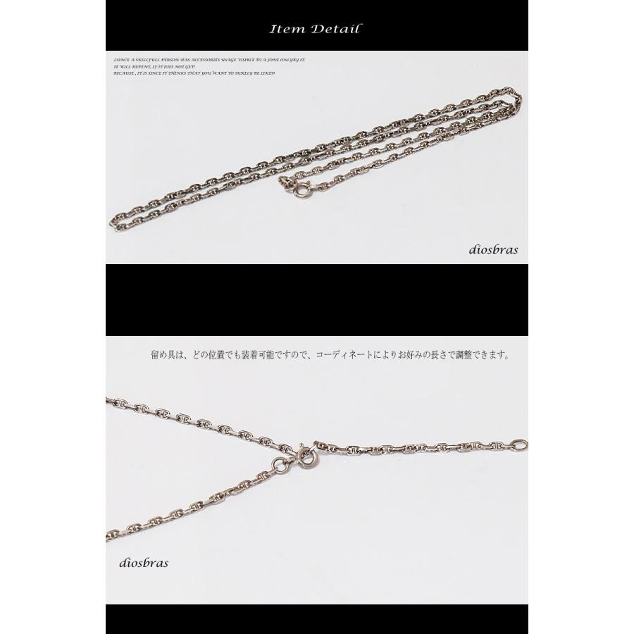 新品マリーナチェーン長さ50cm 幅2mm シルバー925 ポーチ付き C006 