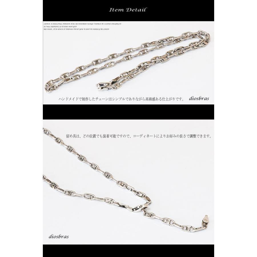 シルバーチェーン ネックレス マリーナ ロロマリーナチェーン マリン 