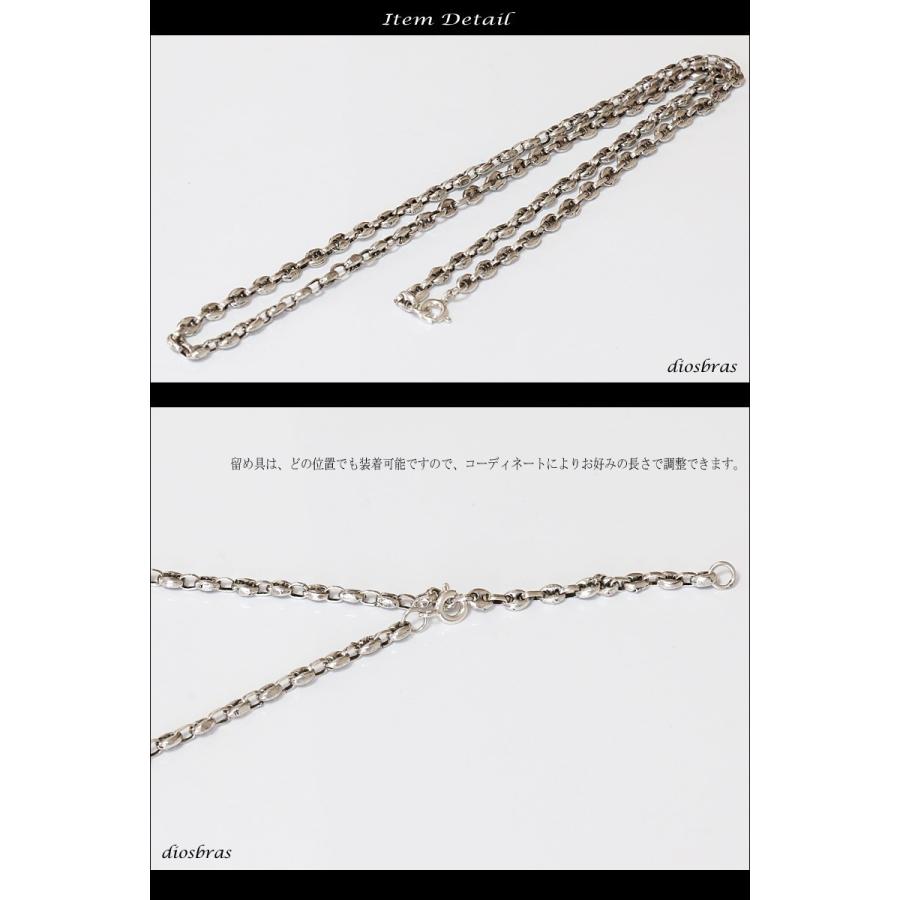 シルバーチェーン ネックレス マリーナ ロロマリーナチェーン マリン