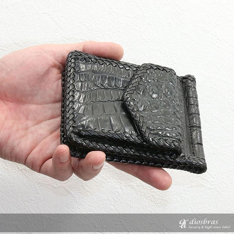 メンズ二つ折り マネークリップウォレット レザーウォレット 本革