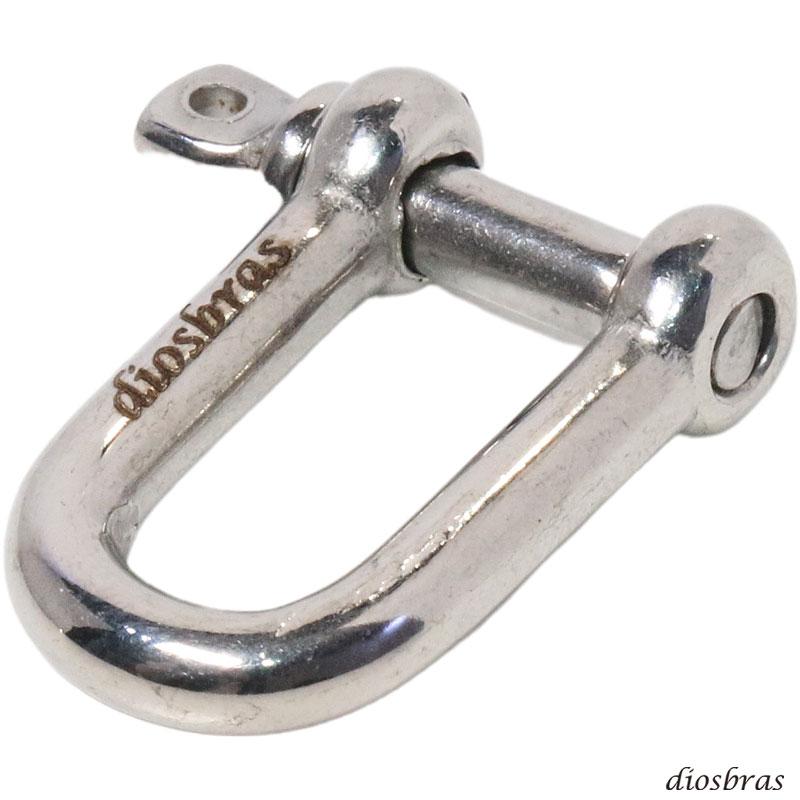 シャックル パーツ 馬蹄型 カラビナ キーリング キーホルダー