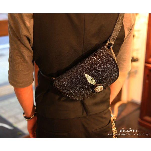 メディスンバック ウェストバック スティングレイ エイ革＆牛革