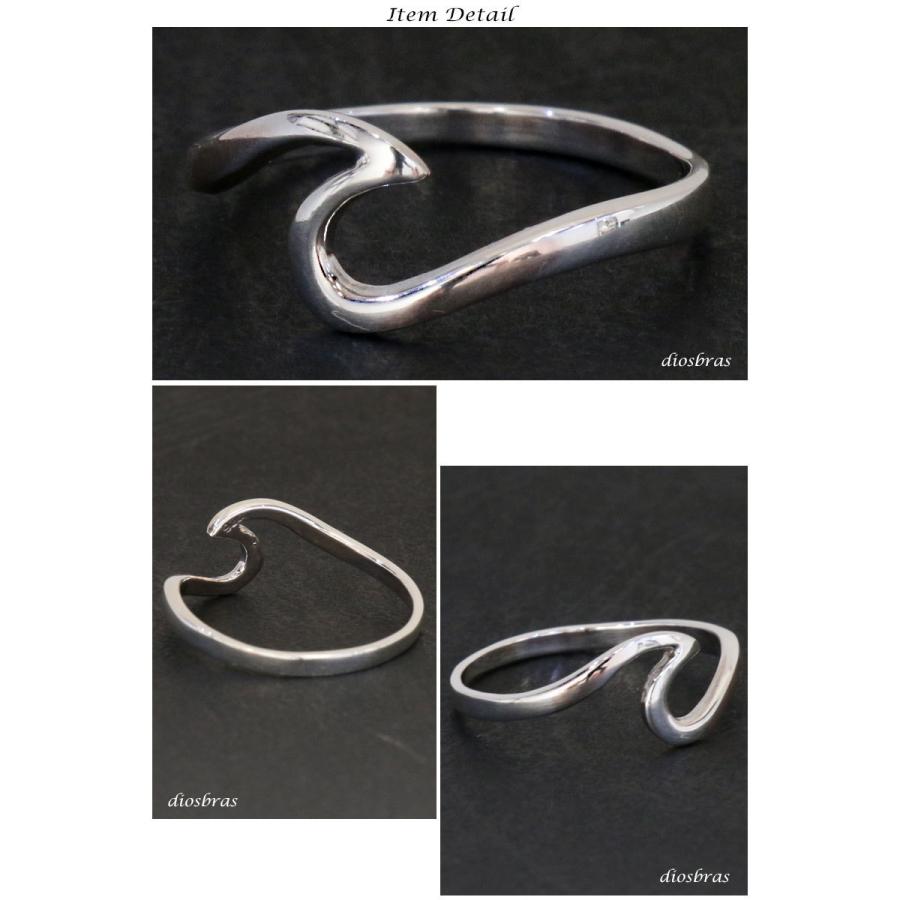 シルバーリング ウエーブリング シルバーアクセサリー プレーン