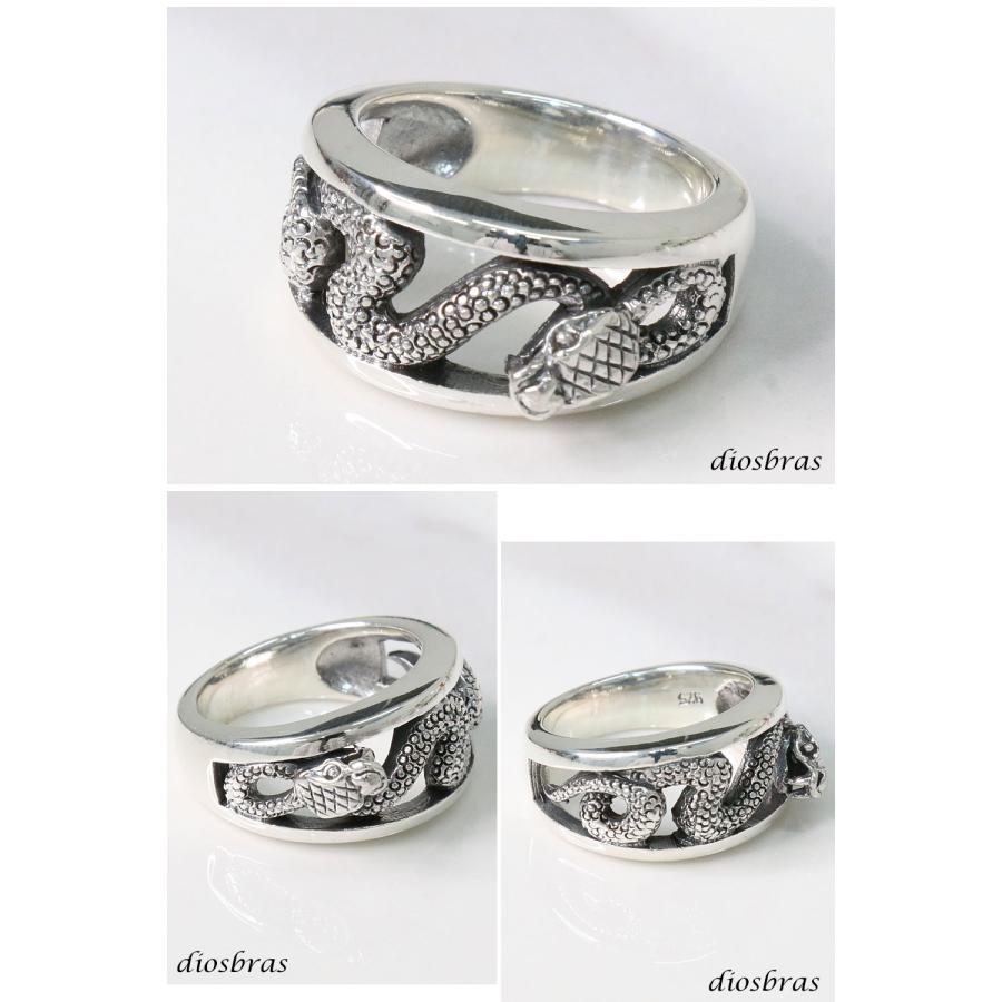 シルバーリング スネーク リング シルバーアクセサリー ジルコニア 蛇