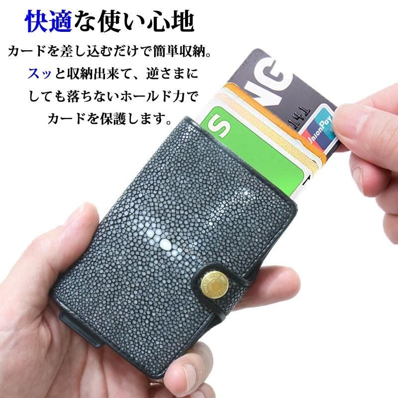カードケース スライド スティングレイ スティングレー ガルーシャ