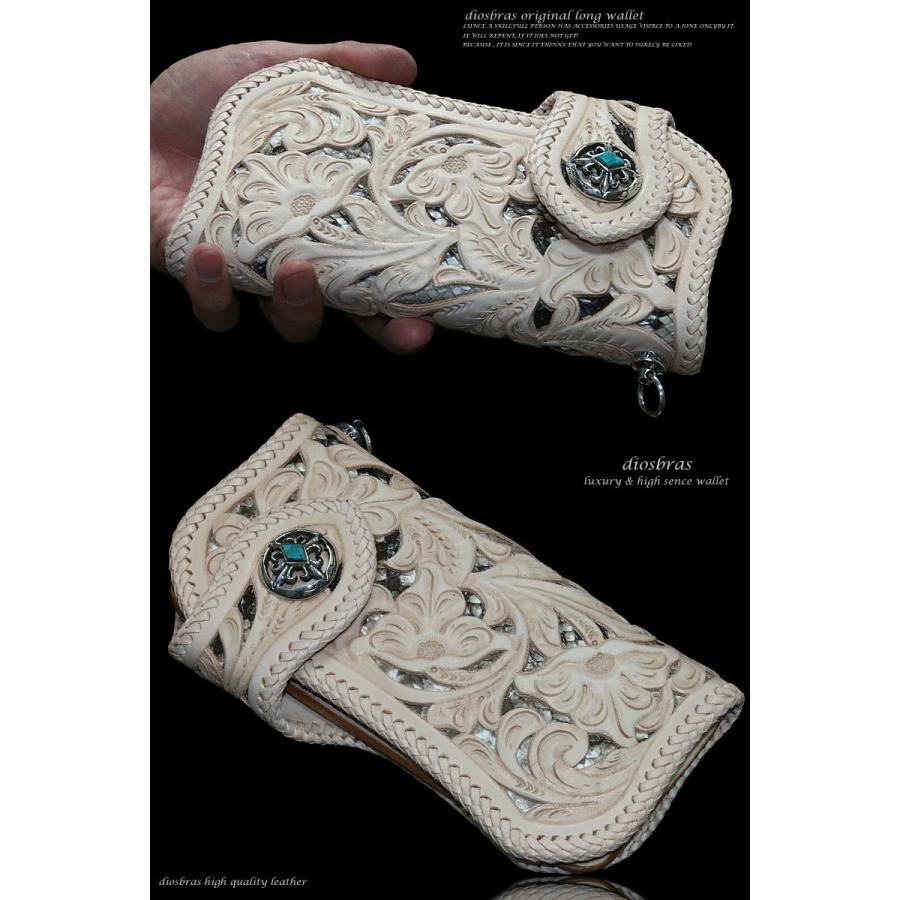 カービングウォレット レザーウォレット 透かしカービング/財布 革財布