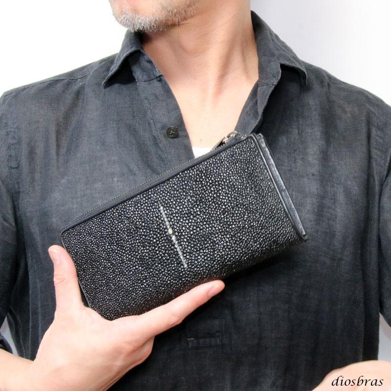 財布 スティングレイ ガルーシャ スティングレー エイ革 ラウンド