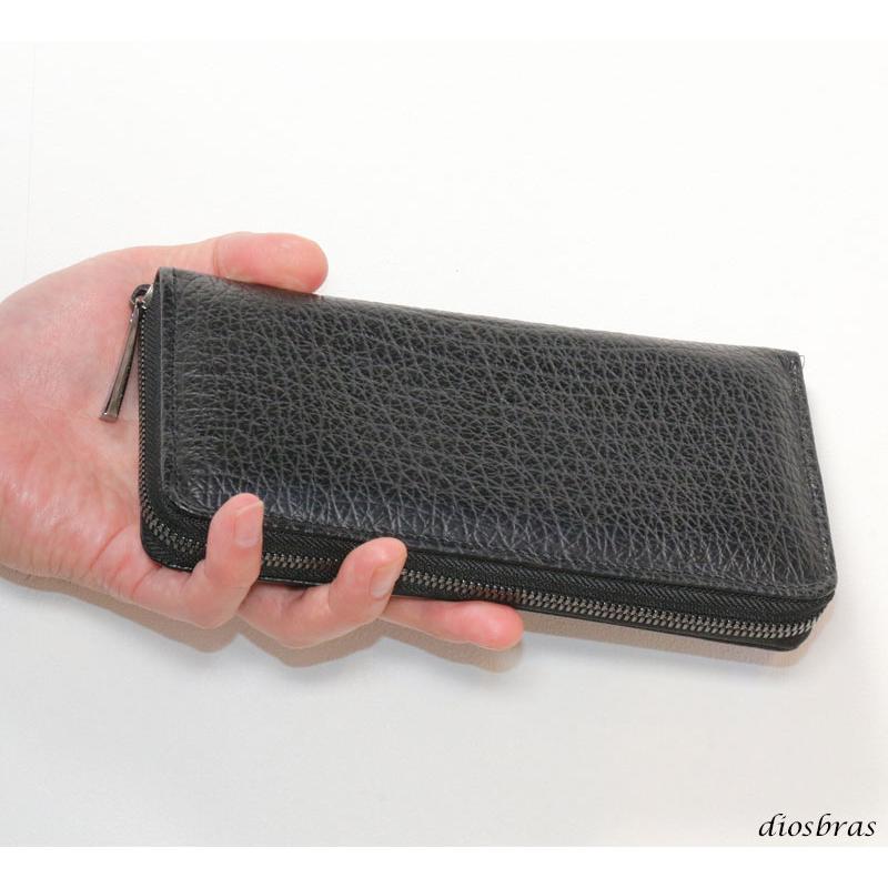 シャークスキン 長財布 メンズ レディース 鮫革 ラウンド ジッパー