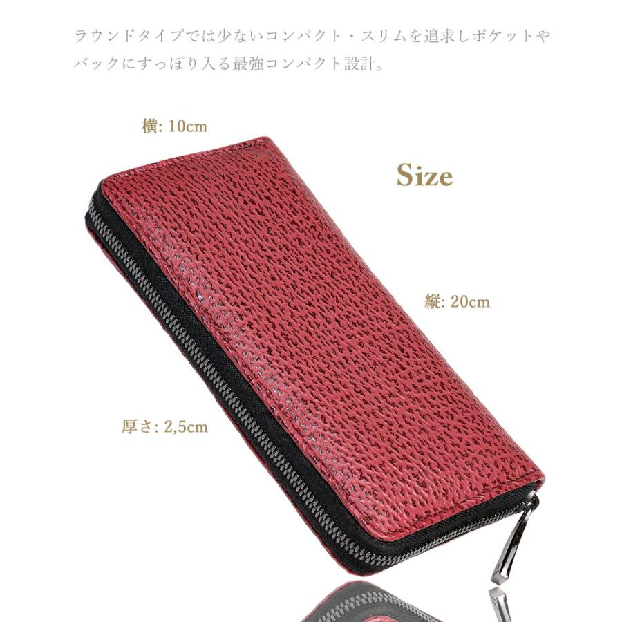 赤毛和牛！☆DiosBrasディオブラス・シャークスキン本革ブラック長財布 全国送料無料！！使い込むほど艶めくサメ皮とバッファロースカル