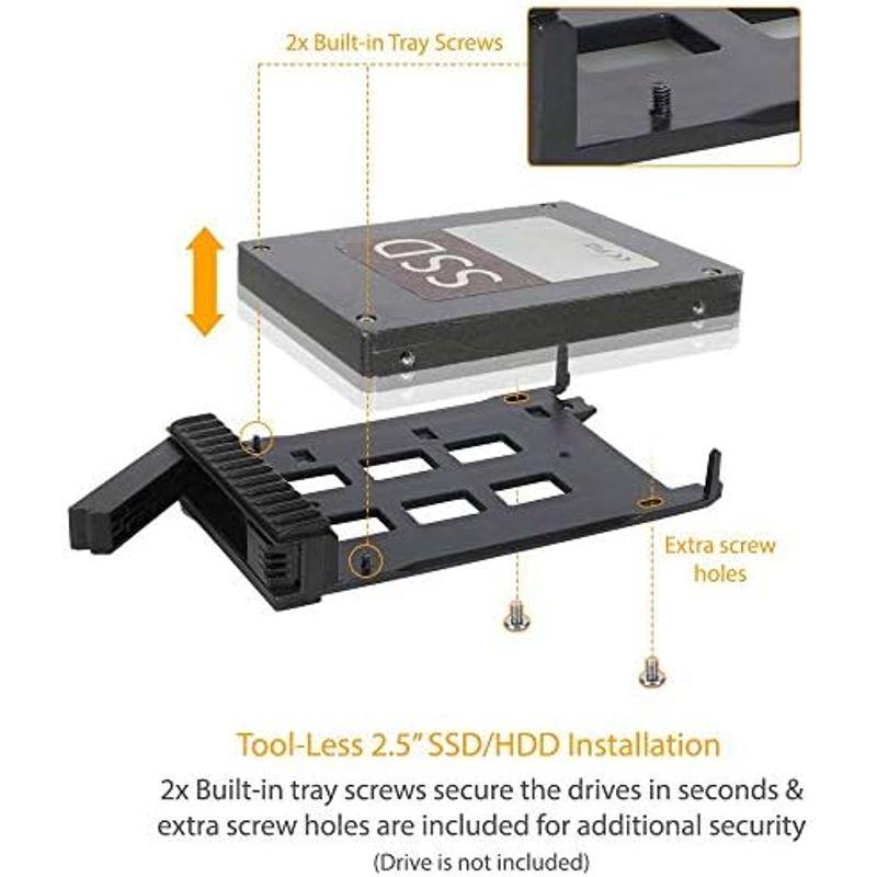 ICYDOCK MB732SPO-B ExpressCage 5.25"ベイ 複数デバイス搭載 2 x 2.5" SAS/SATA SSD｜diostore｜03