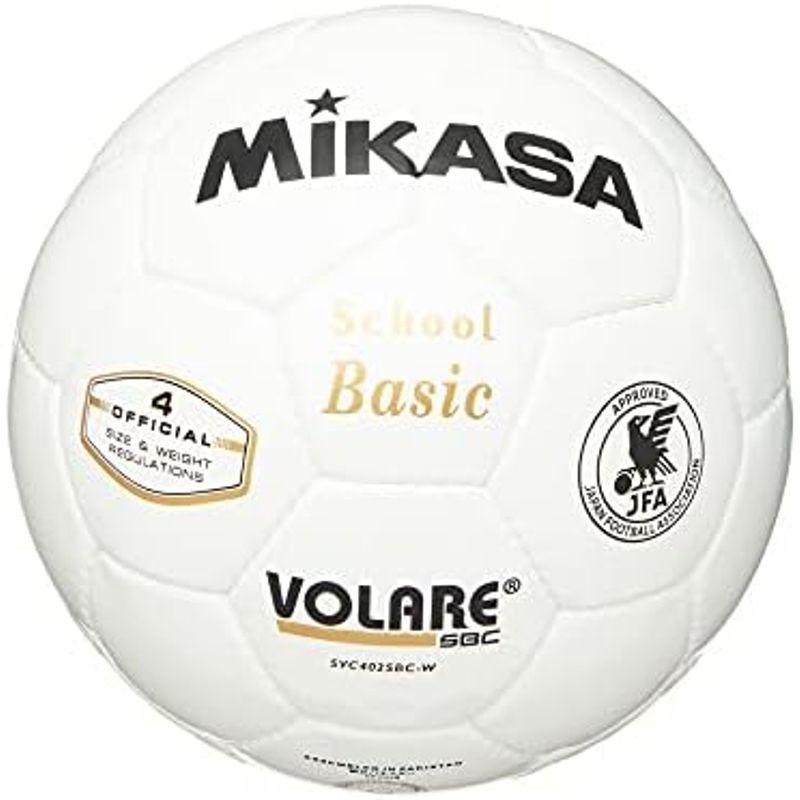 ミカサ(MIKASA) サッカーボール 4号 日本サッカー協会 検定球 (小学生用) ホワイト SVC402SBC-W 推奨内圧0.8(kg｜diostore｜06