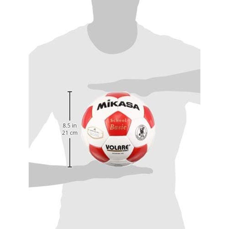 ミカサ(MIKASA) サッカーボール 4号 日本サッカー協会 検定球 (小学生用) ホワイト/レッド SVC402SBC-WR 推奨内圧0｜diostore｜03