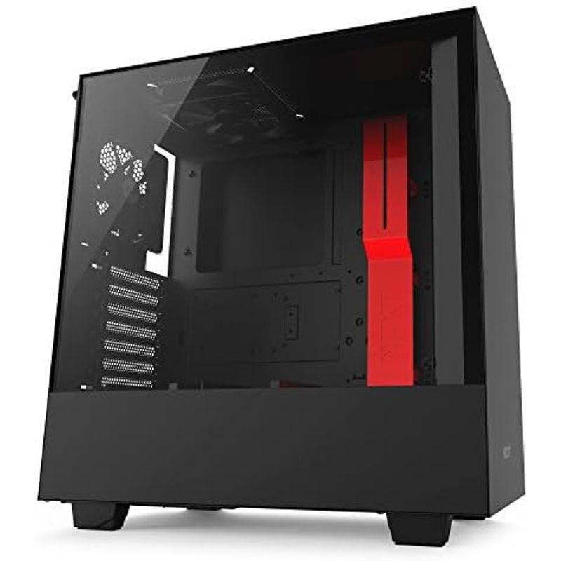 NZXT H210i Black & RED ミニタワーPCケース CA-H210I-BR CS7957｜diostore｜03