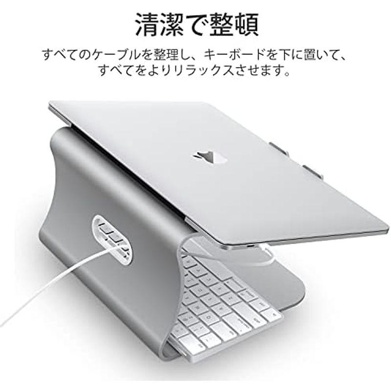 Bestandノートパソコンスタンド 対応 Macbook Air Pro/富士通11 '' -16 ''PCスタンド - (シルバー)｜diostore｜11