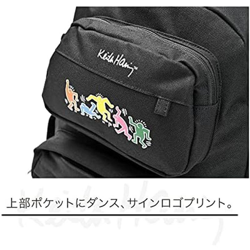 KEITH HARING キースへリング バックパック リュック マルチヒューマン PEAPLES メッシュポケット (KH-2012) O｜diostore｜04