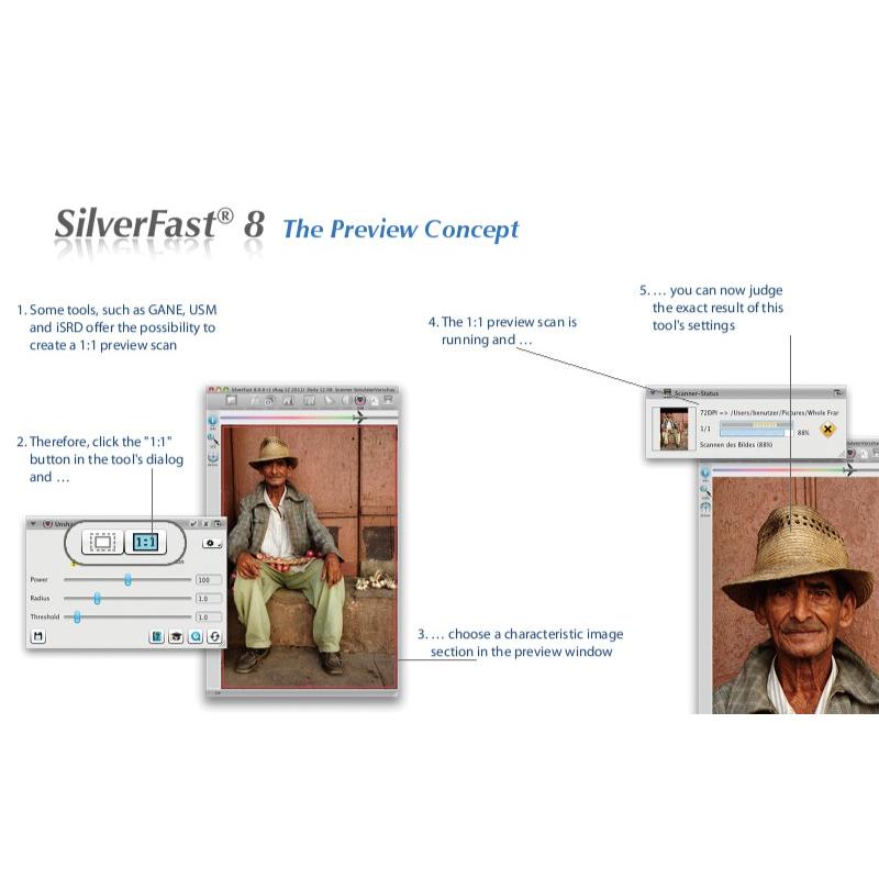 EPSON用SilverFast SE 写真・画像の管理編集ソフト ネガフィルムスキャン 自動IT8校正適応 埃キズ除去処理 自動フレーム機能