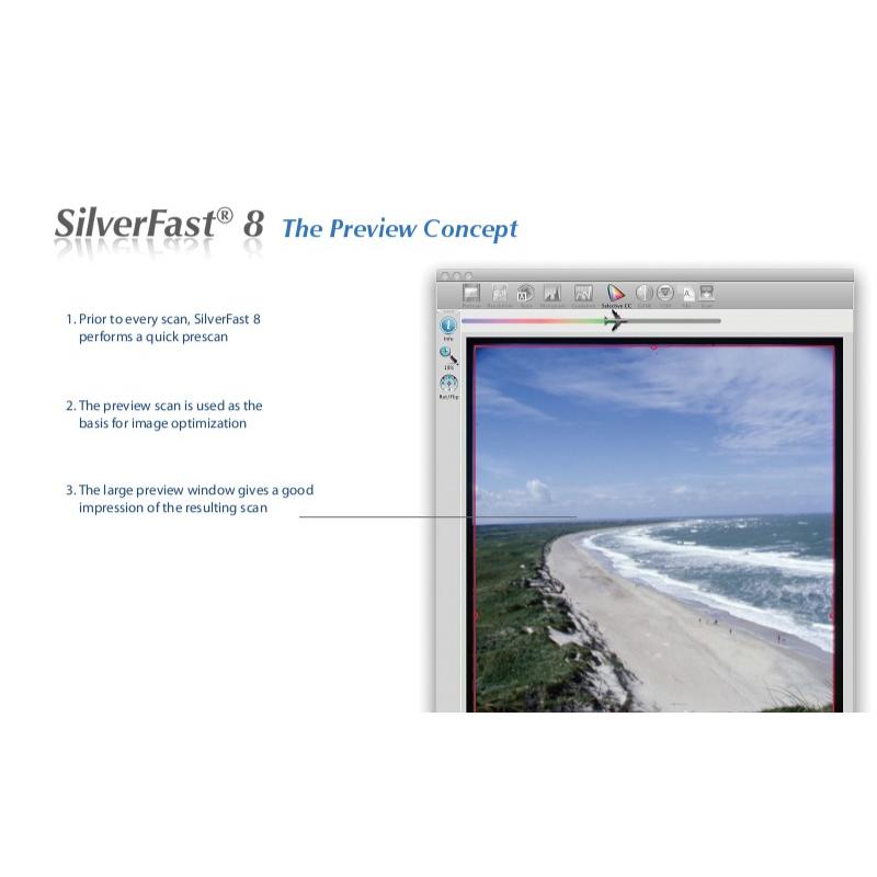 EPSON用SilverFast SE 写真・画像の管理編集ソフト ネガフィルムスキャン 自動IT8校正適応 埃キズ除去処理 自動フレーム機能