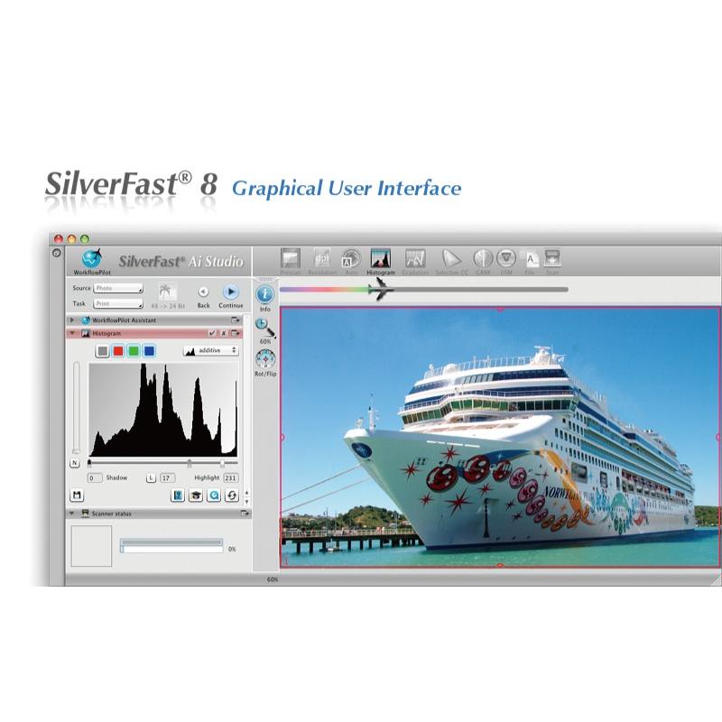 EPSON用SilverFast SE 写真・画像の管理編集ソフト ネガフィルムスキャン 自動IT8校正適応 埃キズ除去処理 自動フレーム機能