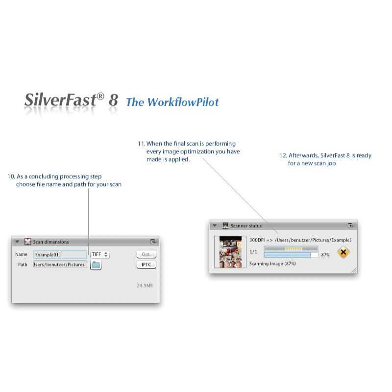 EPSON用SilverFast SE 写真・画像の管理編集ソフト ネガフィルムスキャン 自動IT8校正適応 埃キズ除去処理 自動フレーム機能