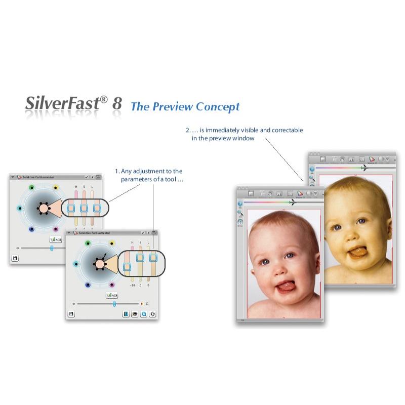 EPSON用SilverFast SE 写真・画像の管理編集ソフト ネガフィルムスキャン 自動IT8校正適応 埃キズ除去処理 自動フレーム機能
