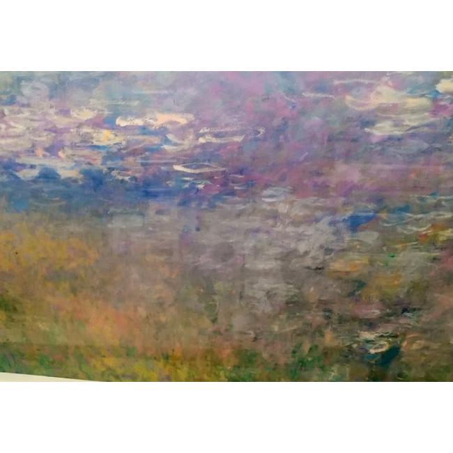 モネ 「睡蓮(夕)」有名絵画 インテリア 版画 リトグラフ 56cm×87cm