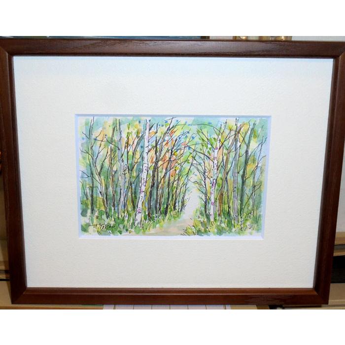 定価10 000円 絵画 水彩画 横尾武之 作 初秋の軽井沢 風景画 インテリア トライアンフギャラリー 通販 Yahoo ショッピング