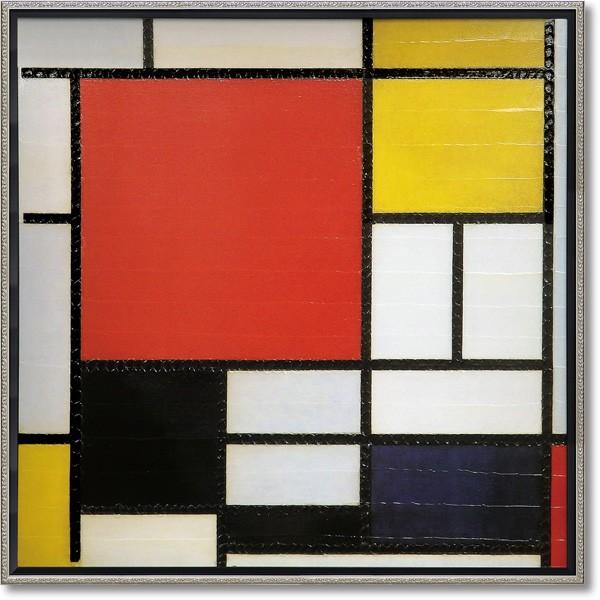 ピエトモンドリアン コンポジション(2) 名画絵画 インテリア 73cm×73cm | 
