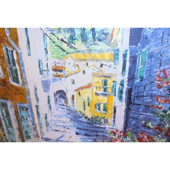 油絵 絵画 マルコ 作 イタリア風景・アヴルッツォ リビング インテリア 定価280000円 |  | 06