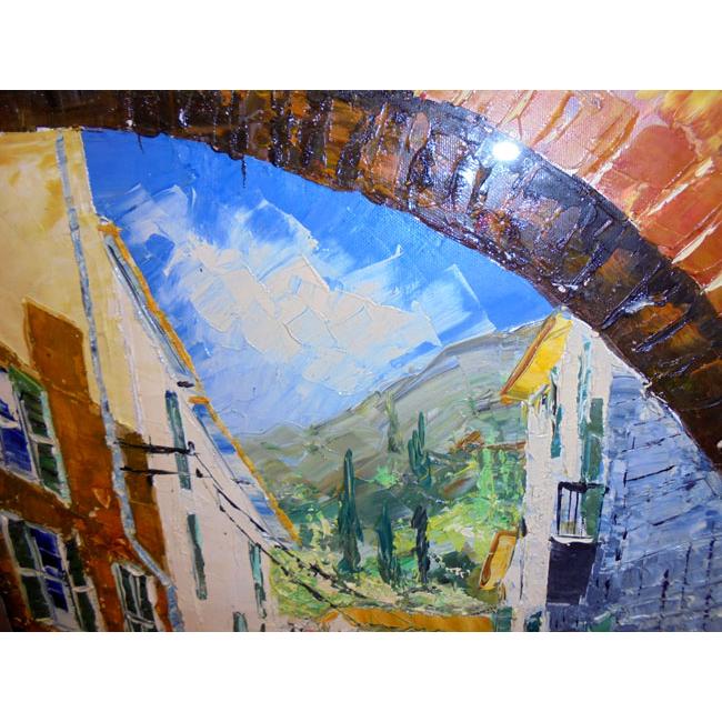 油絵 絵画 マルコ 作 イタリア風景・アヴルッツォ リビング インテリア 定価280000円 |  | 07